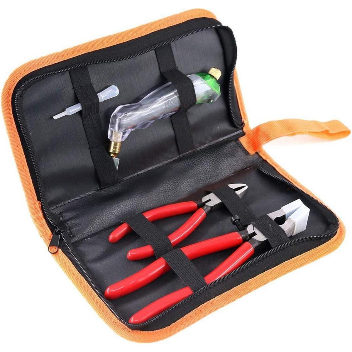 Robuste Glaszange & Brecher Set mit Ölzufuhr