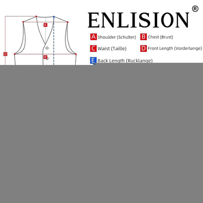 Herren Anzugweste Set Paisley Krawatte Einstecktuch Marine XXL