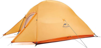 Ultraleichtes Campingzelt 2 Personen 3-4 Saison Orange