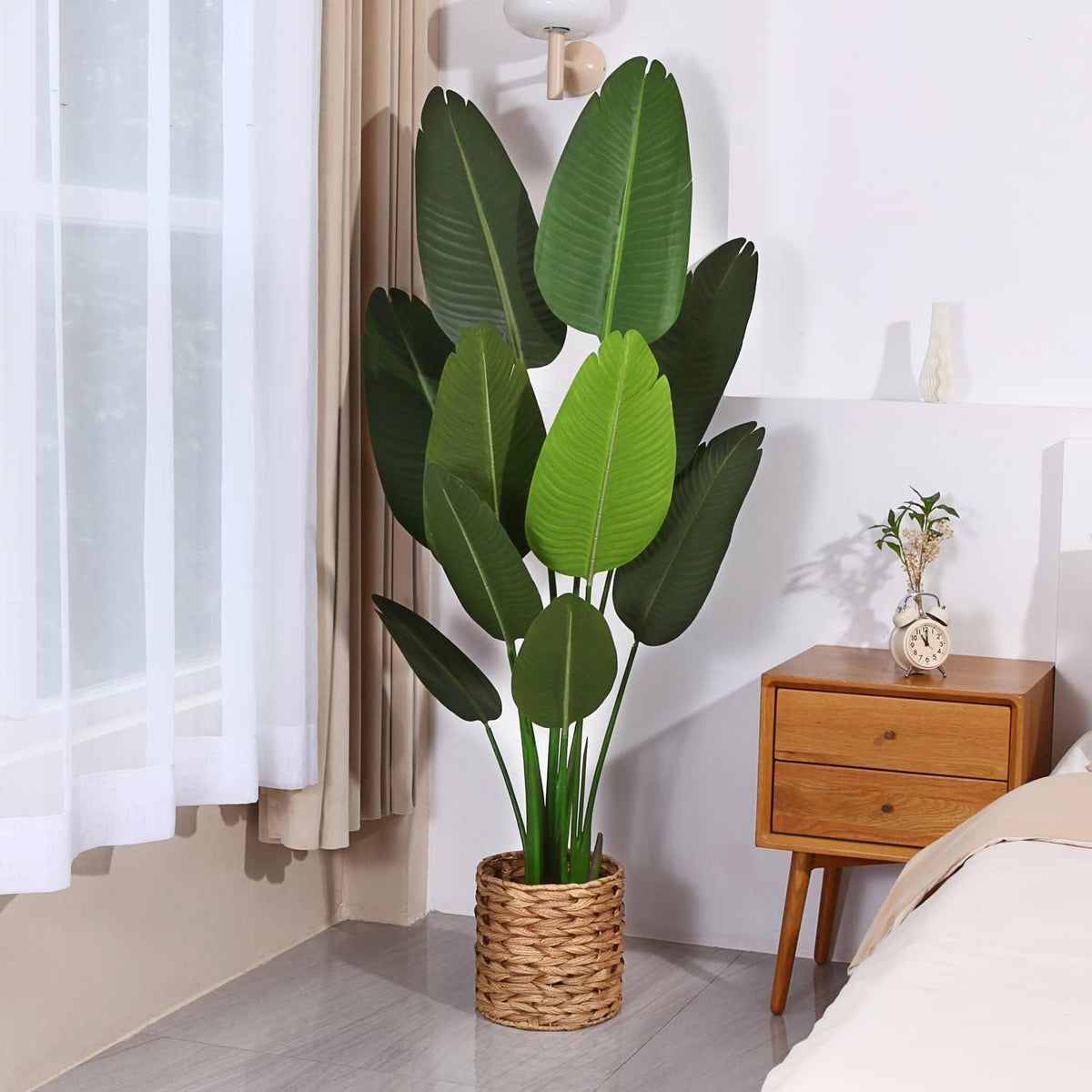 Künstliche Paradiesvogel-Baumpflanze 160 cm, Indoor/Outdoor Deko