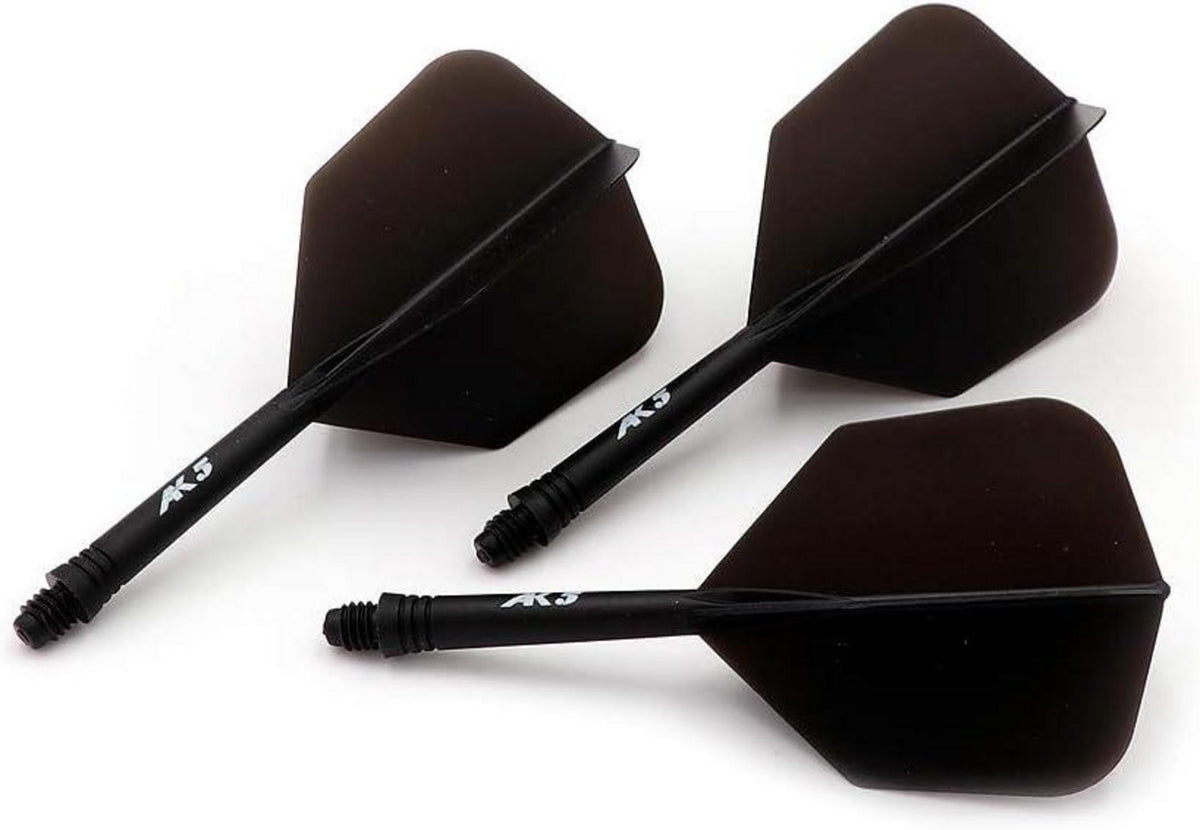 Dart Shaft Set Dart Flights Standard Shape 3pcs Black