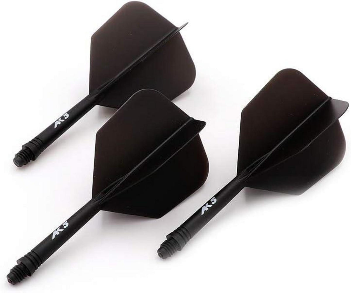 CUESOUL ROST Integrated Dart Shafts Black Set of 3 - Standard Shape