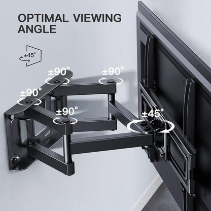 TV Wandhalterung Schwenkbar Neigbar für 26-65 Zoll Fernseher bis zu