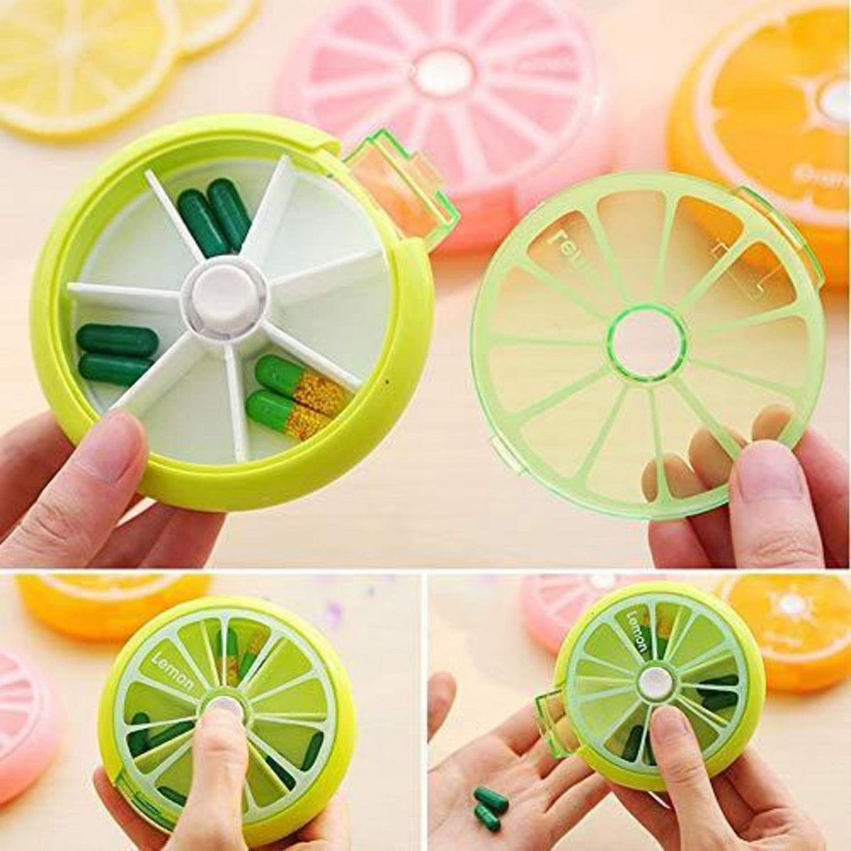 Tabletten-Organizer 7 Tage – Wasserdichte Pillendose 3er-Set