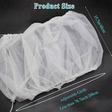ASOCEA Vogelkäfig Abdeckung Nylonnetz Samenfänger Papageien