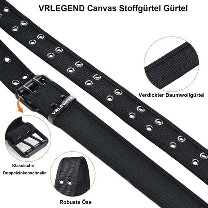 Canvas Gürtel Herren Outdoor Militär Stoffgürtel 180cm