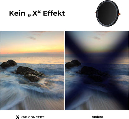 82mm ND CPL Filter 2-in-1 Multifunktionaler Graufilter