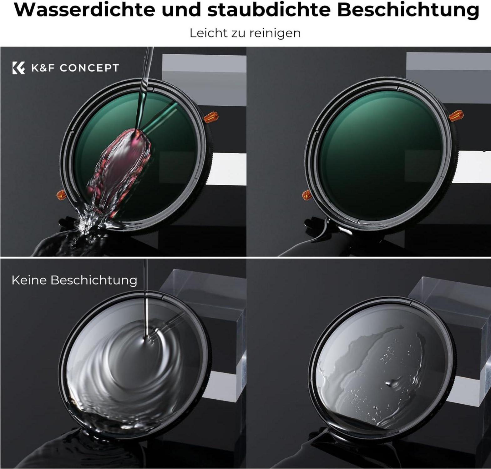 82mm ND CPL Filter Nano-X Multiresistent 5 Blendenstufen