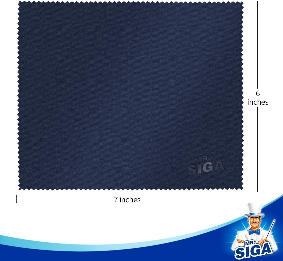 Hochwertige Mikrofaser-Reinigungstücher 12er Pack 6x7 Zoll