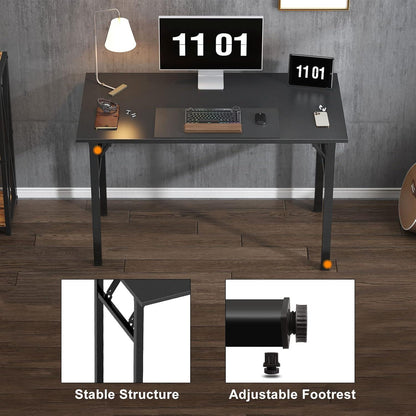 Klapptisch 100x60x75 cm PC Schreibtisch Home Office Büroarbeitsplatz