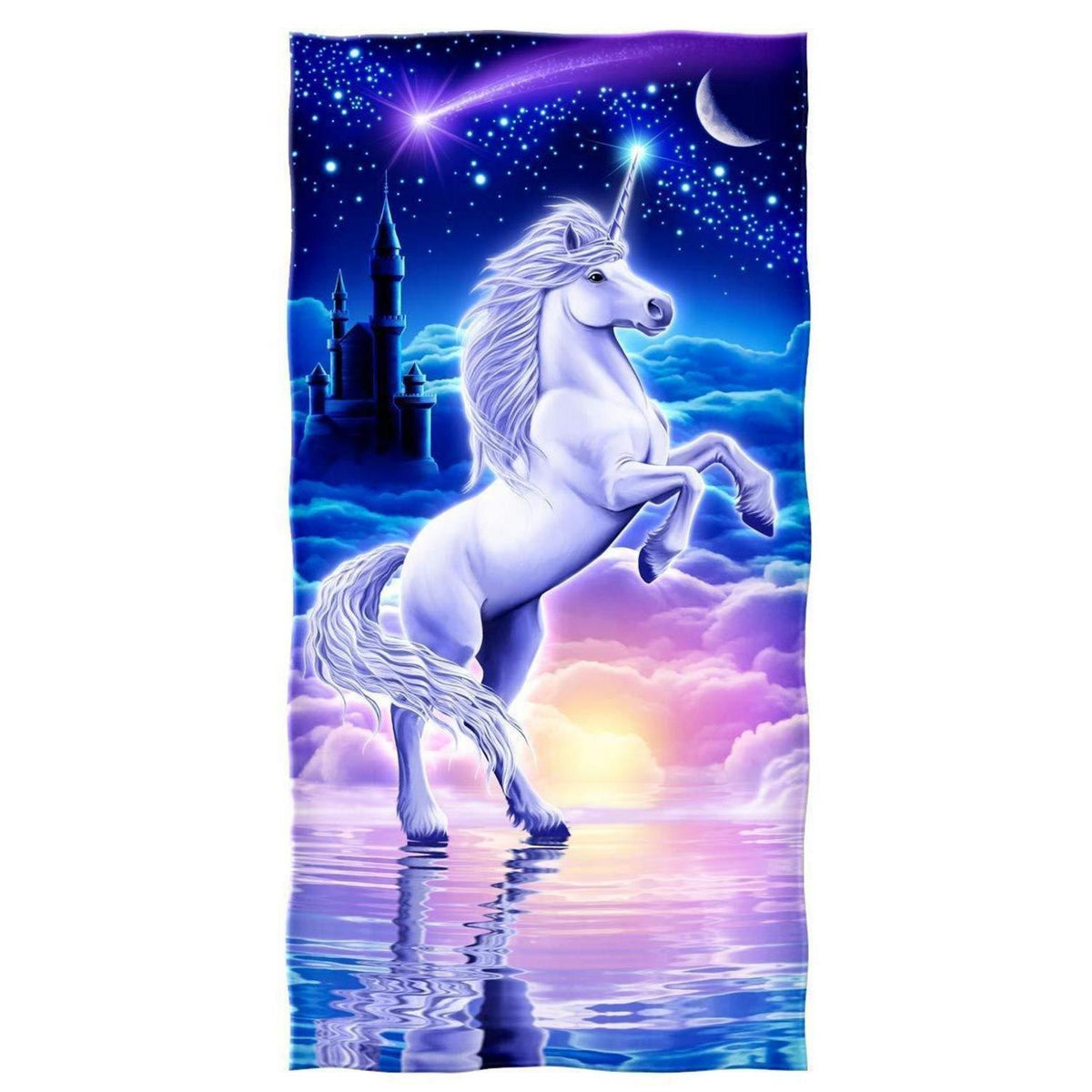 Badetuch Einhorn 70x140 cm - Weich & Saugfähig