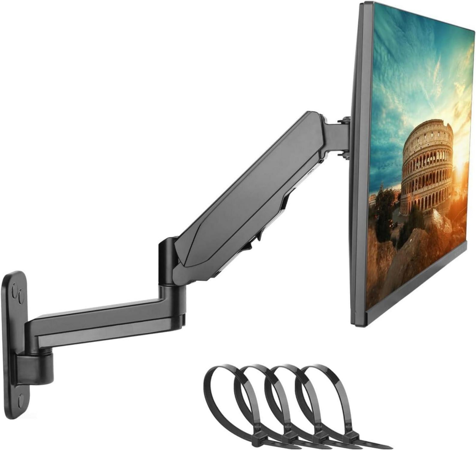 Monitor Wandhalterung Gasfeder VESA 75/100 13-34 Zoll TV PC Bildschirm