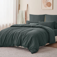 Bettwäsche 200x220 Grau Anthrazit Mikrofaser Set