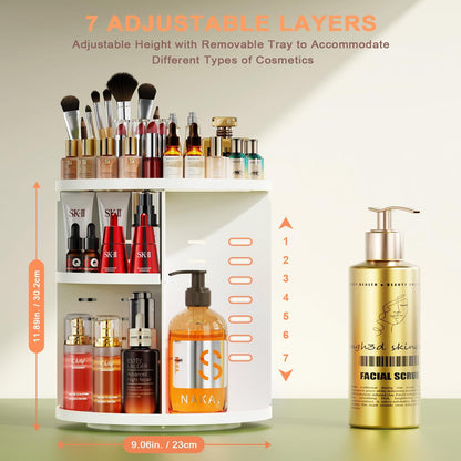 Make-Up Kosmetik Organizer 360° Drehbar Skincare Beauty