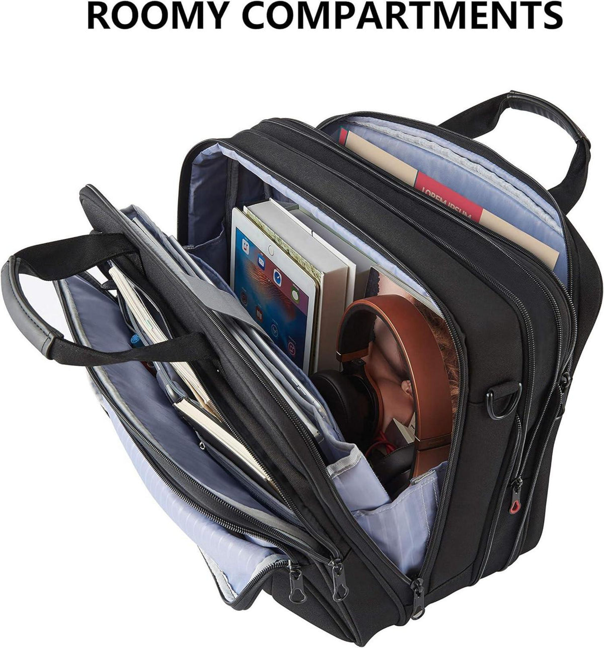 Laptoptasche 18 Zoll wasserdicht dehnbar Dokumententasche