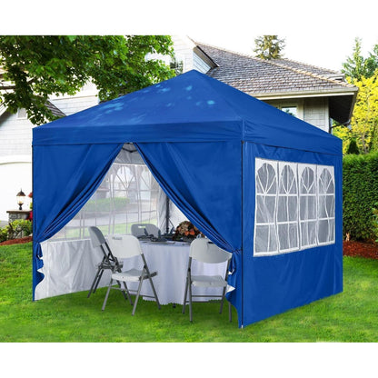 Pop-Up Pavillon 2,5x2,5m wasserdicht mit Rollentasche, Weiß