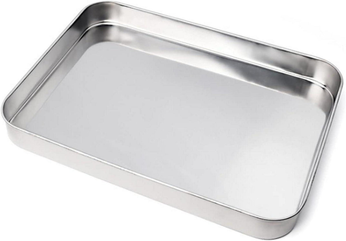 Backblech tief antihaftbeschichtet Edelstahl-Backblechpfanne 304 28,5