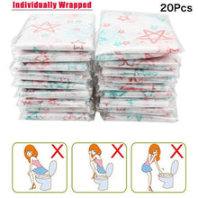 20er Pack Einweg Toiletten Sitzbezüge XL WC-Sitz Matte