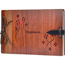 DIY Fotoalbum Holz 29x19cm Hochzeit Geschenk Valentinstag