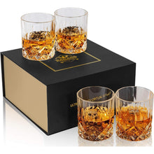 Whisky Gläser Kristallgläser 300ml 4stk Geschenke für Männer