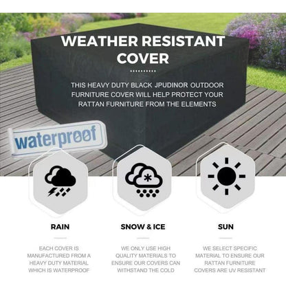 Gartenmöbel Abdeckung 200x160x80cm – Wasserdicht & Wetterfest