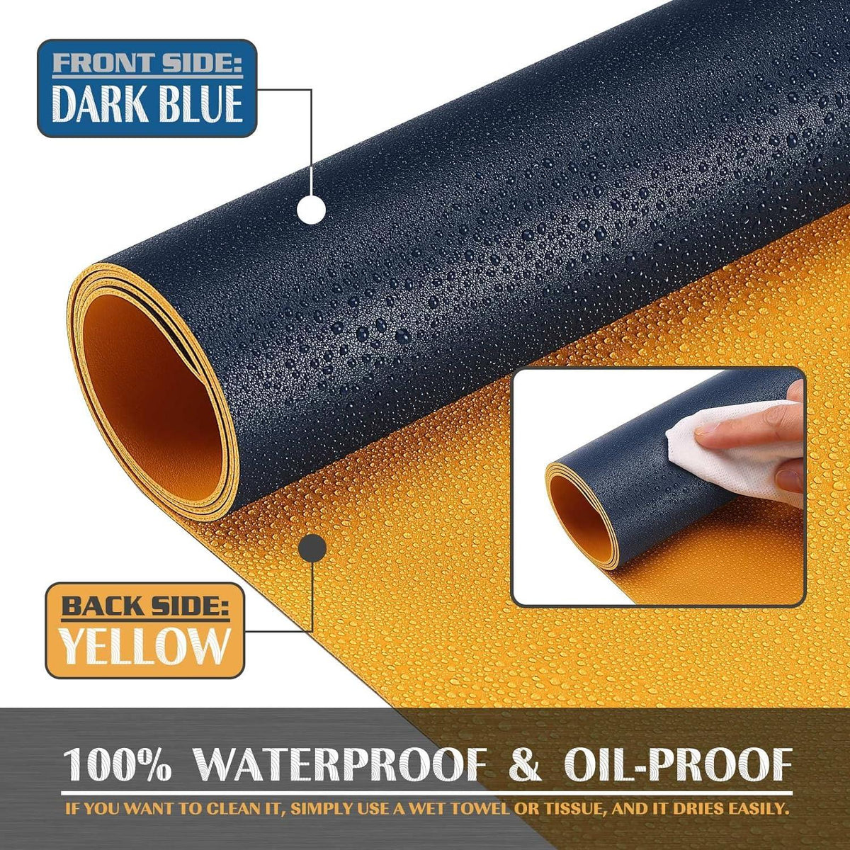 Knodel Tischunterlage PVC wasserdicht 90x43cm doppelseitig