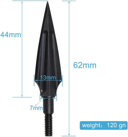 12er Huntingdoor Pfeilspitzen Jagdspitzen Metall 120 Grain