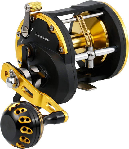 Burning Shark Schleppen Spule Sea Bass Zackenbarsch Lachs