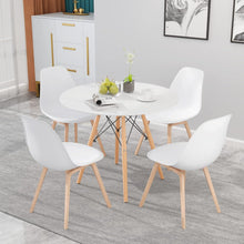 Runder Esstisch Holz Weiß 80cm Moderner Esszimmertisch