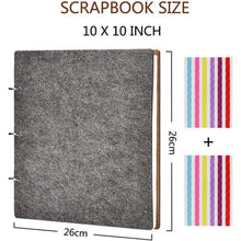 Fotoalbum Groß DIY Felt Scrapbooking Gästebuch Reisealbum