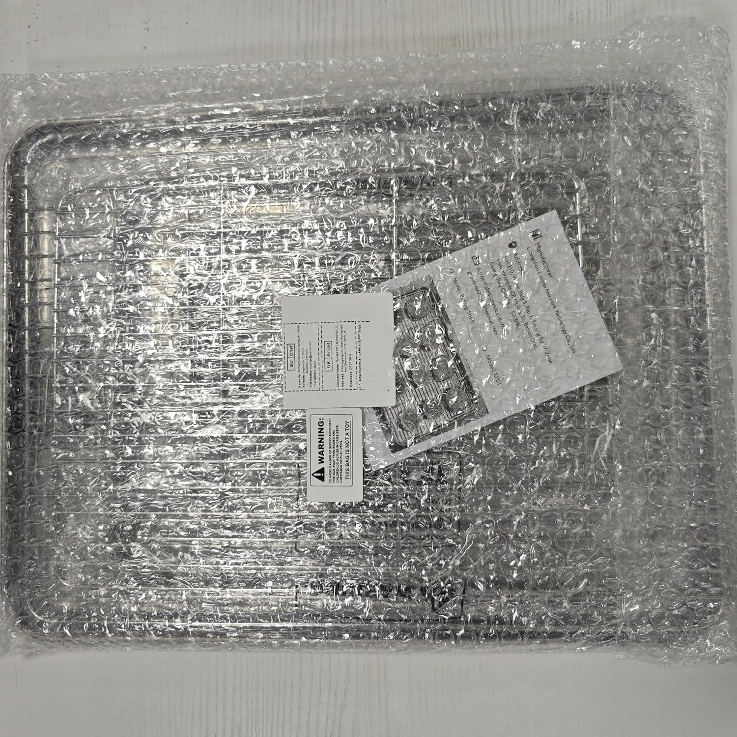Edelstahl Backblech Set 3-teilig, 22,9/30,5/40,6 cm, ungiftig, strapazierfähig, leicht zu reinigen