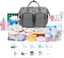 Pomelo Best Wickeltasche mit Wickelunterlage
