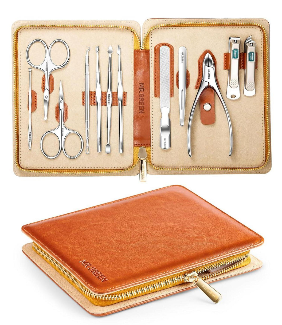 Professionelles Maniküre Pediküre Set mit Edelstahl Nagelknipser