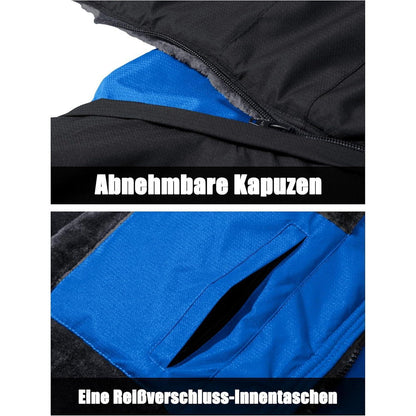 Herren Winter Skijacke Fleece Wasserdicht Winddicht