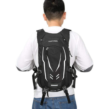 Toptrek 18L Ultraleichter Fahrradrucksack mit Regenschutz