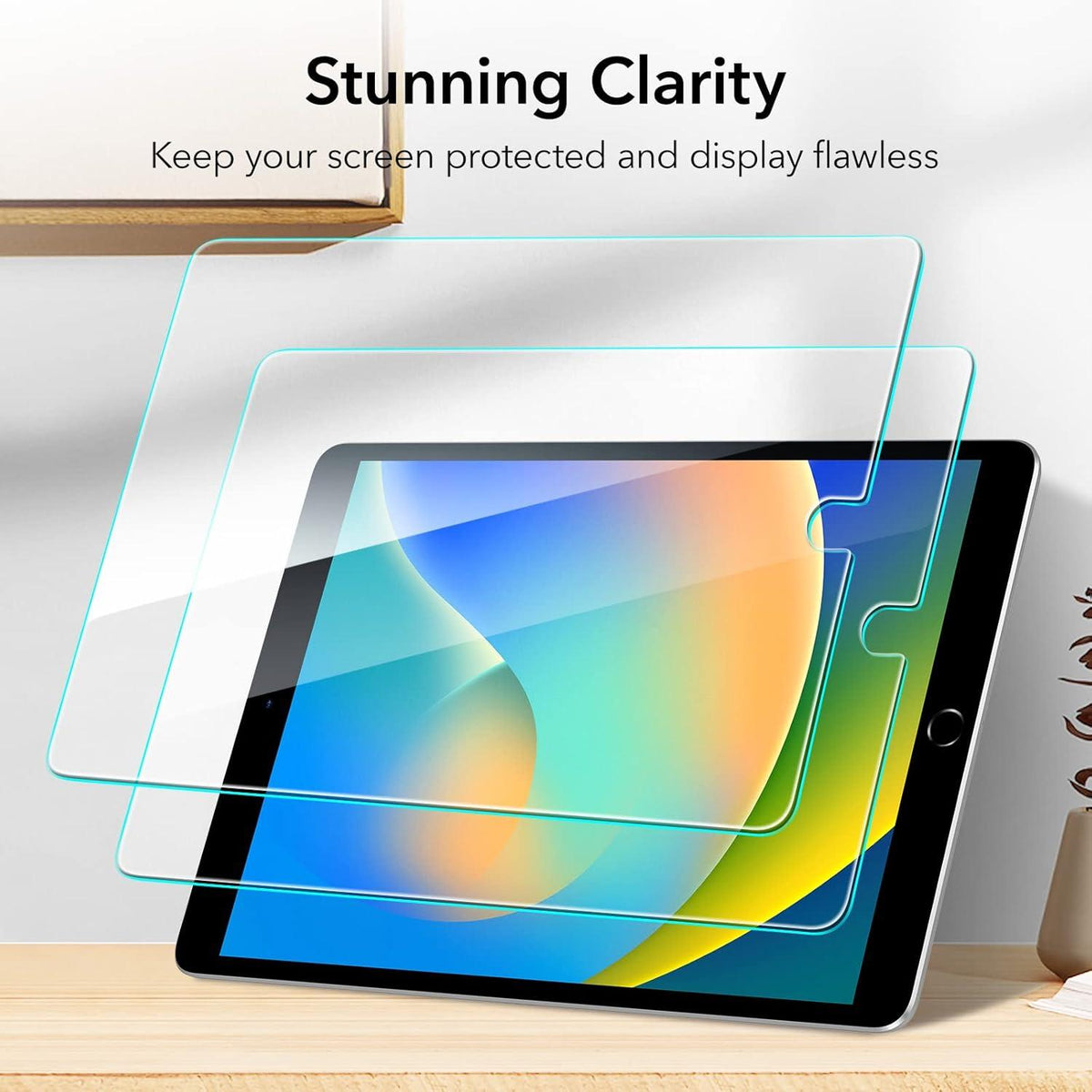Schutzfolie iPad 9. Generation 10,2 Zoll 2021/2020/2019 - 2 Stück
