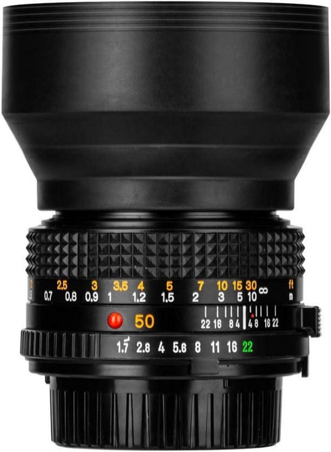55mm Gummi Gegenlichtblende für Canon Nikon Sony Kamera