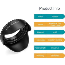 55mm universelle Gegenlichtblende mit