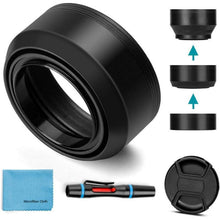 62mm Gegenlichtblende Gummi Universal Sonnenblende für Canon