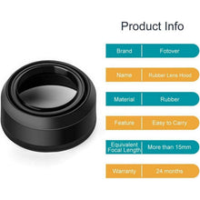 62mm Gegenlichtblende Gummi Universal Sonnenblende für Canon