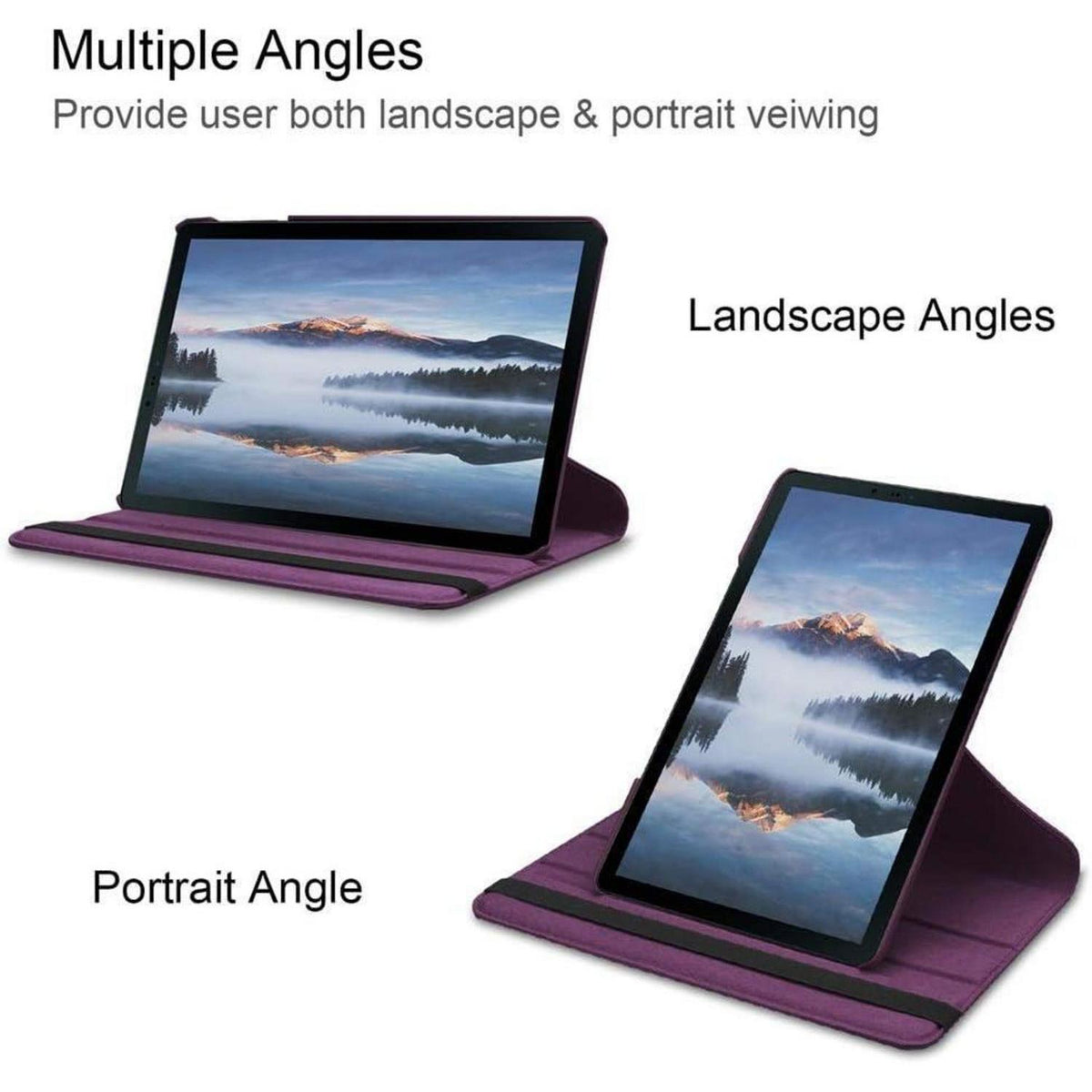 360° Rotationshülle für Samsung Galaxy Tab A 10.5 (2018) Viola
