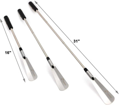 Teleskop Schuhanzieher Edelstahl 40,6-78,7 cm verstellbar ausziehbar