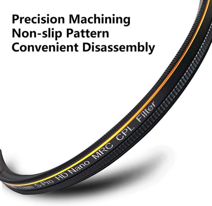 49mm Zirkularer Polfilter, S-Pro HD Nano MRC16, Optisches Glas NITTO