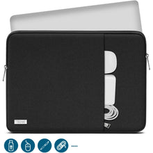 TECOOL 14 Zoll Laptoptasche Wasserdicht Schutzhülle Schwarz