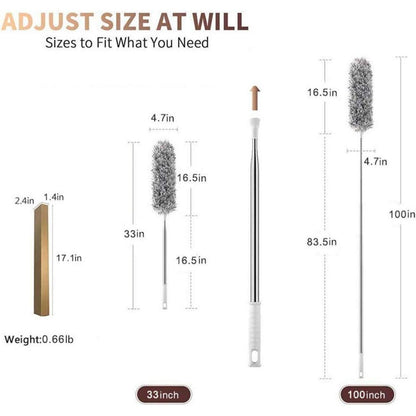 Teleskop Staubwedel 254cm, extra lang, waschbar, biegbar