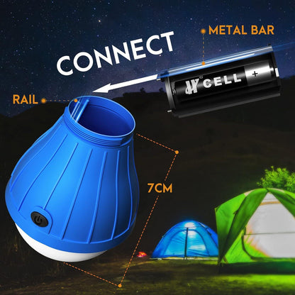 LED Campinglampe Notfallleuchte Zeltlampe Batteriebetrieben Waterproof