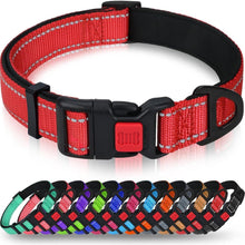 Taglory Hundehalsband Neopren Nylon Reflektierend Große