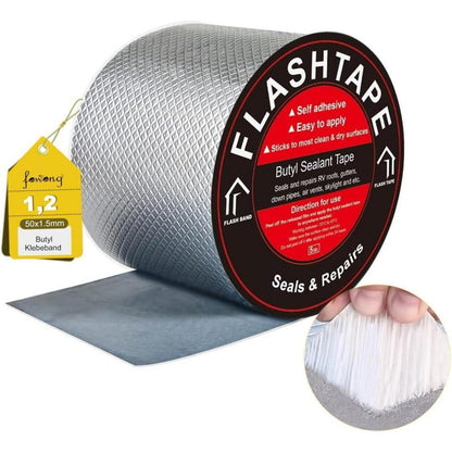 Wasserdichtes Aluminium Klebeband 10cm x 5m Selbstklebend