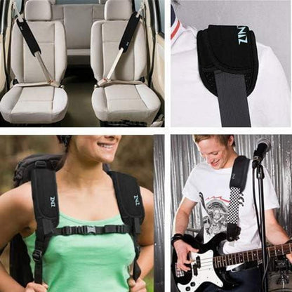 Schulterpolster Tasche - Lange, Komfortabel & Rutschfest Schwarz
