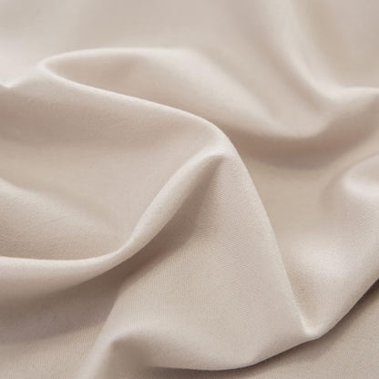 Bettwäsche 135x200 cm Mikrofaser 110 g/m² Beige mit